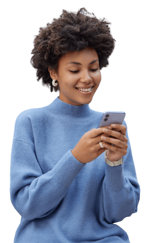 Person using phone